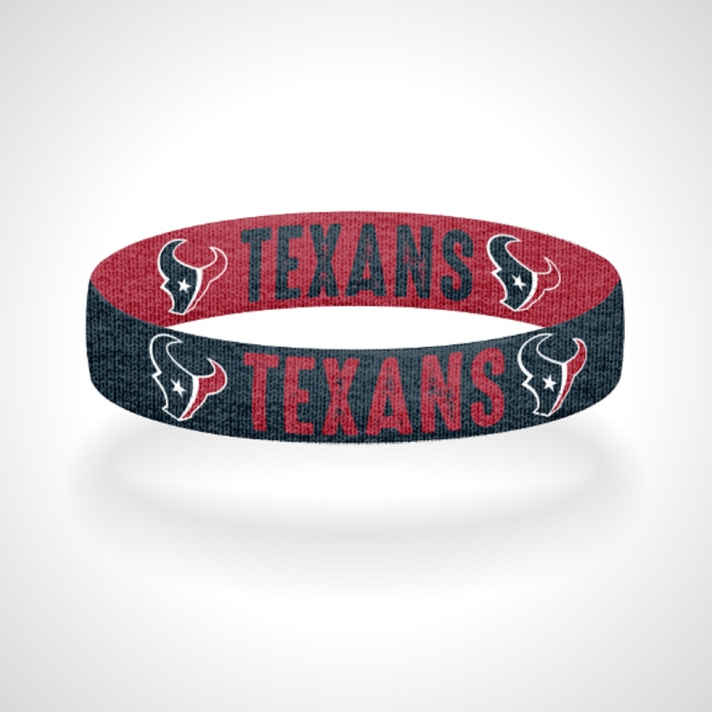 Reversible Houston Texans Wristband Bracelet